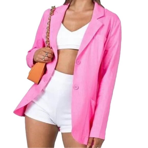 Princess Polly Jackets & Blazers - 🆕 PRINCESS POLLY Alton Blazer Pink S/M (US4) 💗